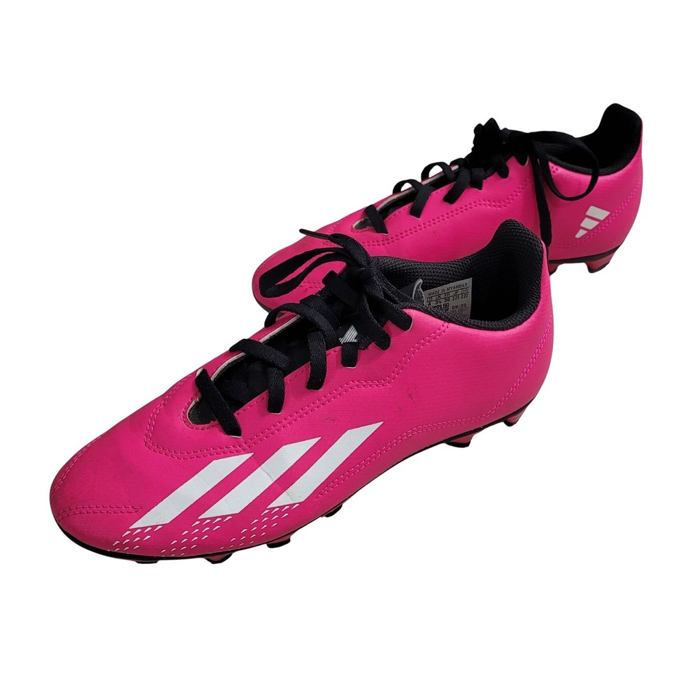 Adidas X Speedportal.4 FXG Soccer Cleats Youth 4 Pink GZ2455 Good Condition